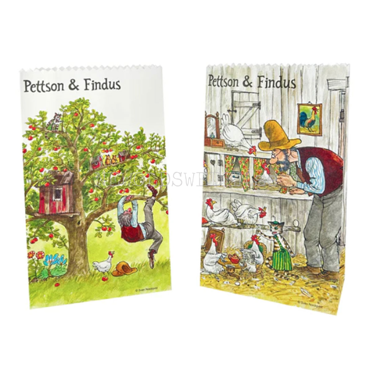 Godispåsar 12 x 20 cm - 8 stycken - Pettson & Findus