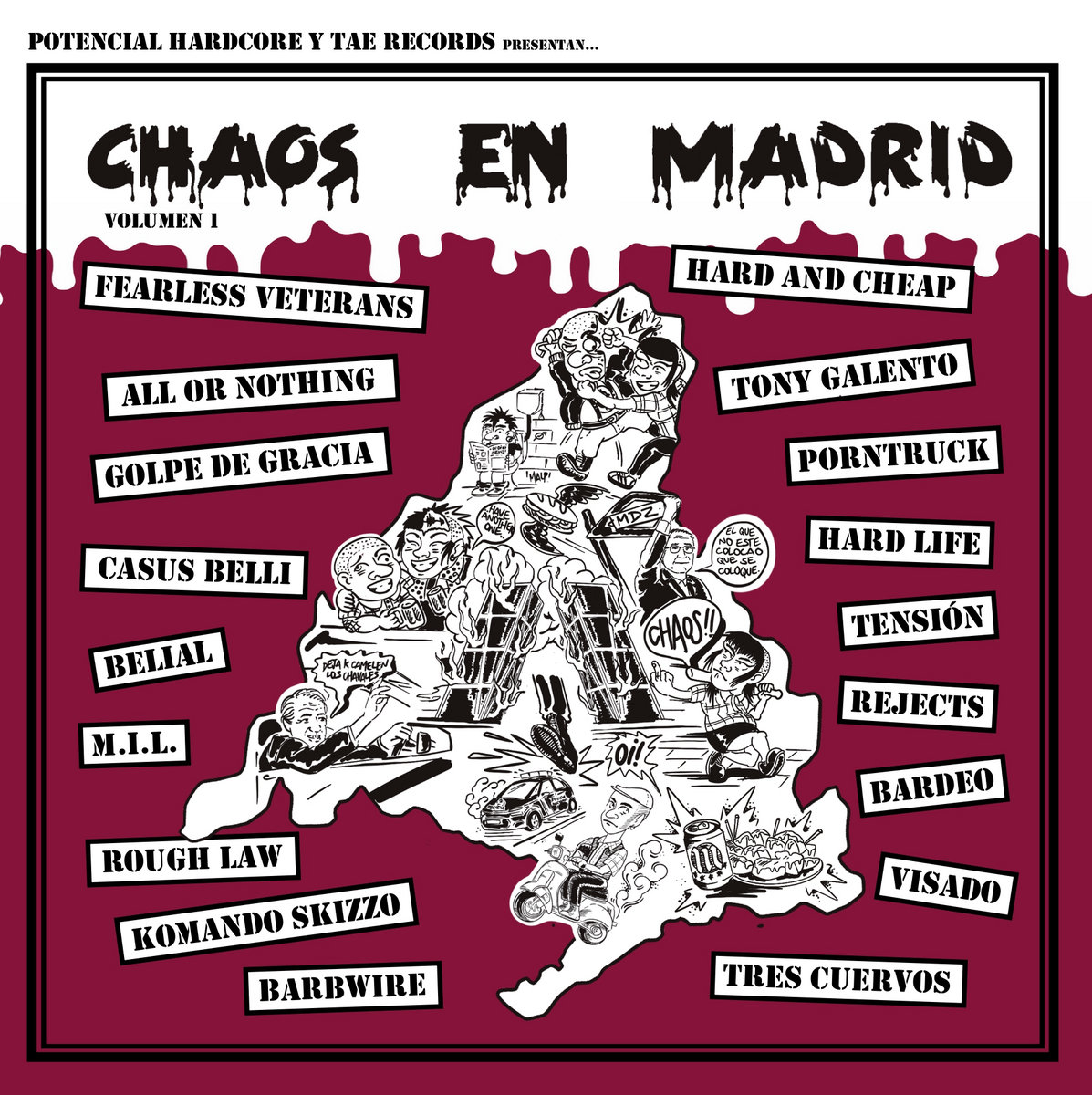 Chaos En Madrid - LP (samling)
