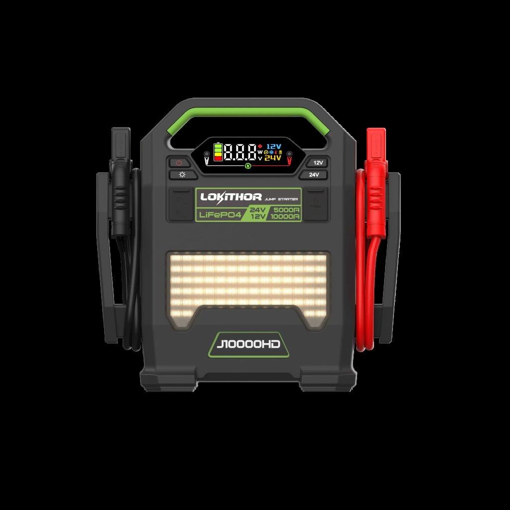 Lokithor J10000HD LiFePO 12V/24V 256Wh 10000A Jump Starter