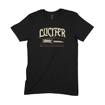 LUCIFER - T-SHIRT, COFFIN LOGO