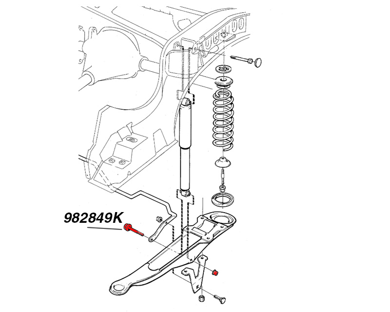 Bolt kit M12 - 4