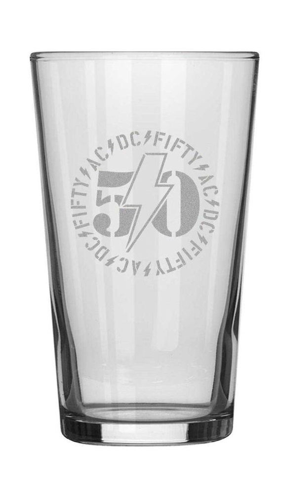 AC/DC Fifty Öl Glas