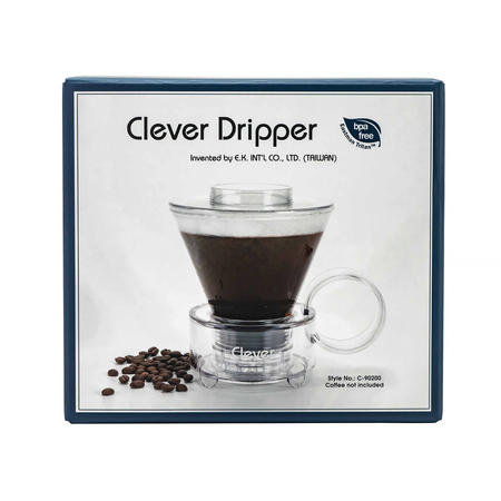 Clever Dripper - Glas - 500ml - Genomskinligt Grå - 3