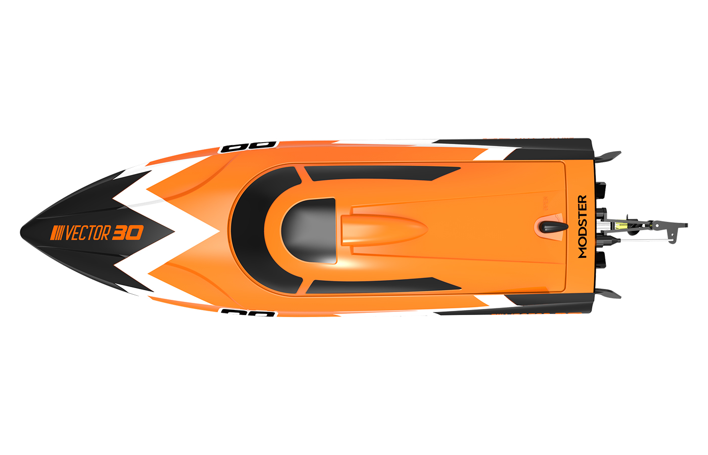 MODSTER Vector SR30 racing boat Elektro Brushed 2S RTR orange - 5