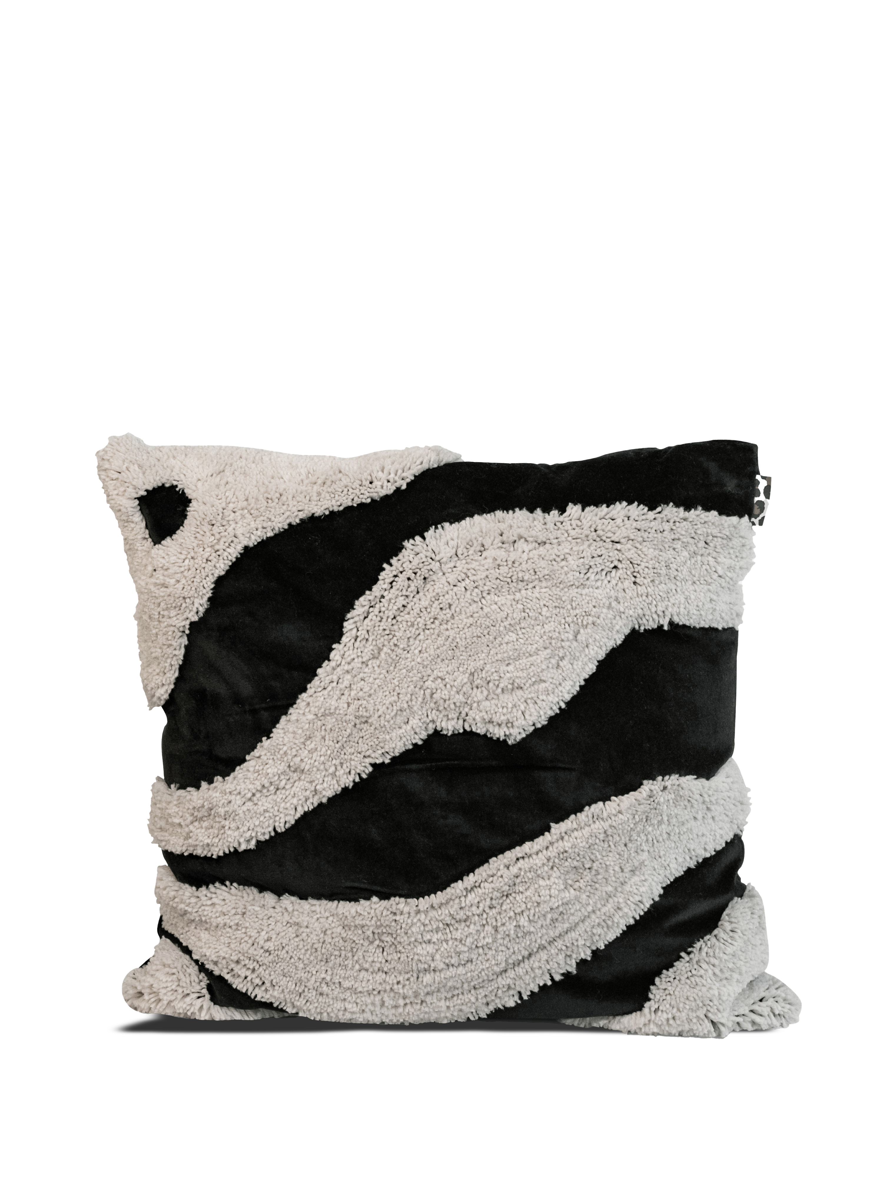 Sagaform Byon Kudde Fluffy svart 50x50 cm