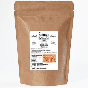 Kokose (Washed), Etiopien, 250g SNART SLUT!