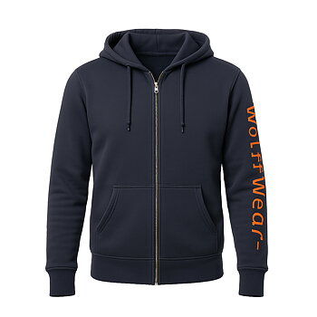 Hoodie Wolffwear - Premium - Navy Blue