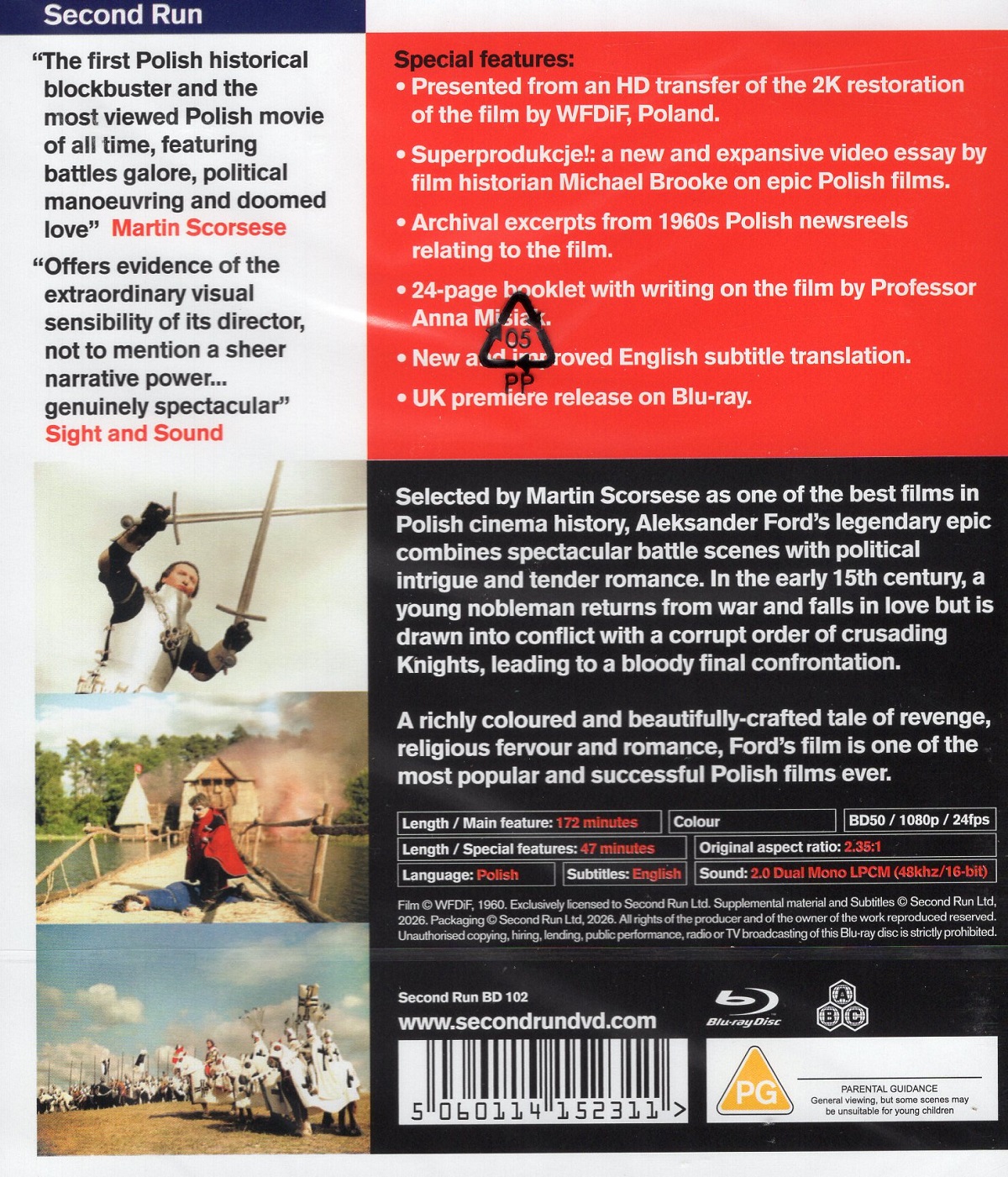 Knights of the Teutonic Order (ej svensk text) (Blu-ray) - 2
