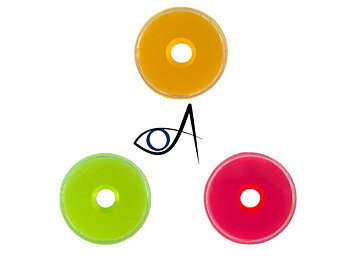 Color changing/fluorescent color front sight / M18