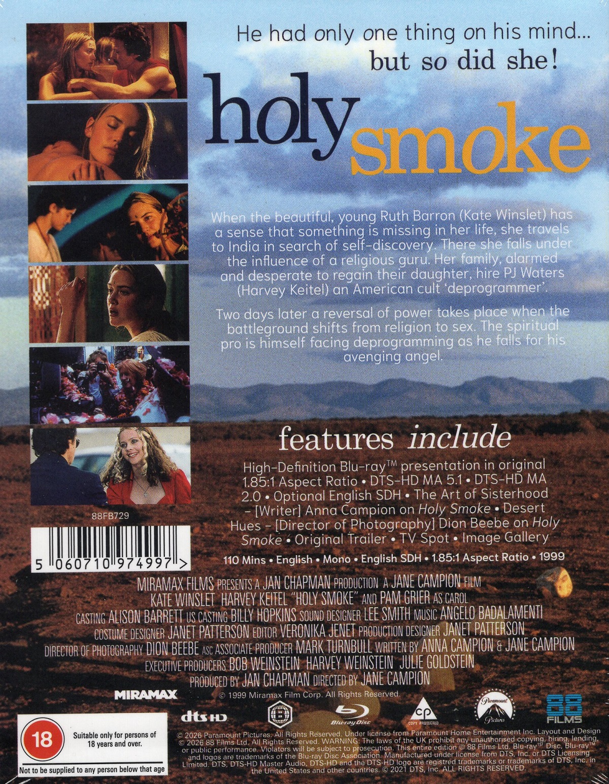 Holy Smoke (Limited Edition) (ej svensk text) (Blu-ray) - 2
