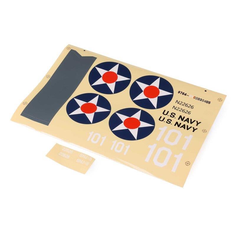E-flite Decal Set: SNJ-5/AT-6 Texan 1.5m