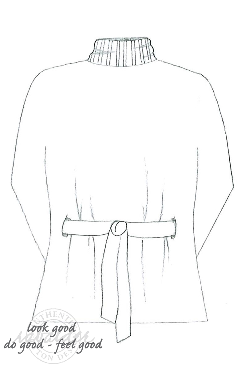 Helen alpaca poncho  chestnut - 7