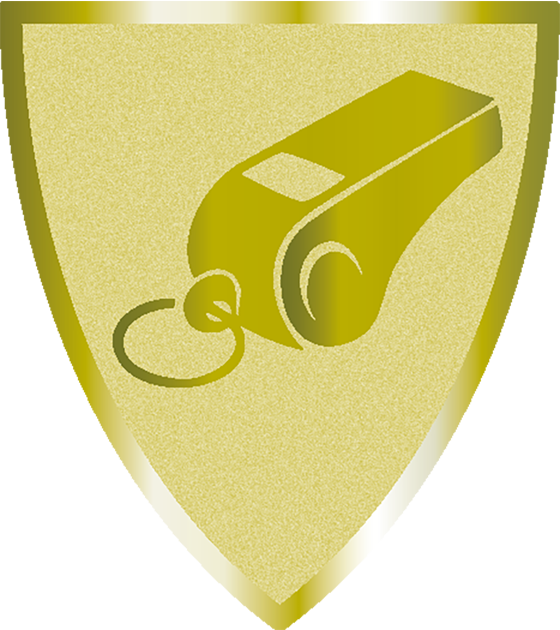 Statyett Skölden 140 mm hög - Guld, Silver och Brons - 23