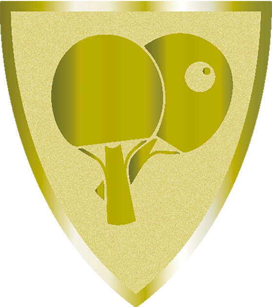 Statyett Skölden 140 mm hög - Guld, Silver och Brons - 18