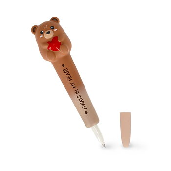 Squishy gel pen, Teddy bear, Sort