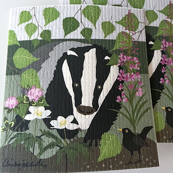 Disktrasa med motiv,  ”Mr Grävling ”