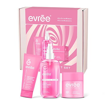 Ansikts- og håndpleie med rosevann, CICA og niacinamid (3-delt sett)