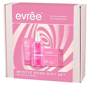 Ansikts- og håndpleie med rosevann, CICA og niacinamid (3-delt sett)