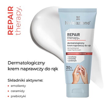 Reparerende håndkrem for svært tørr og skadet hud, med ceramider og prebiotika