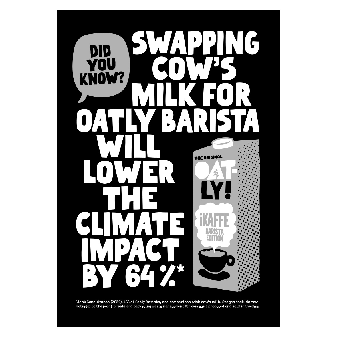 Menyskylt OATLY