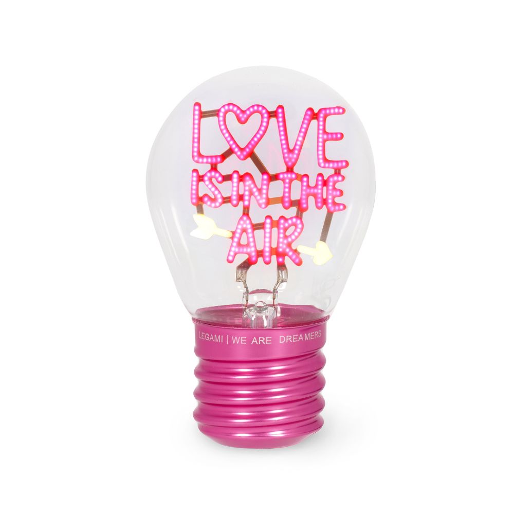 Bulb fiction, glödlampsformad bordslampa, Love is in the air - 2