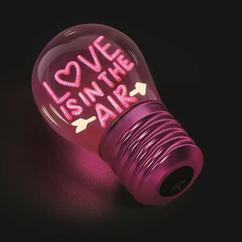 Bulb fiction, glödlampsformad bordslampa, Love is in the air