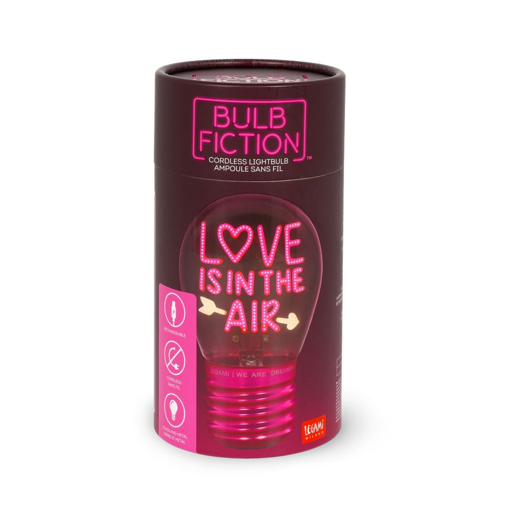 Bulb fiction, glödlampsformad bordslampa, Love is in the air - 3