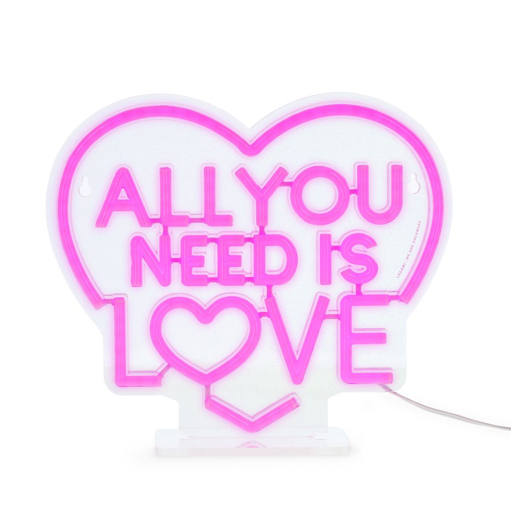 It's a sign, LED-lampa med neon-effekt, All you need is love - 2