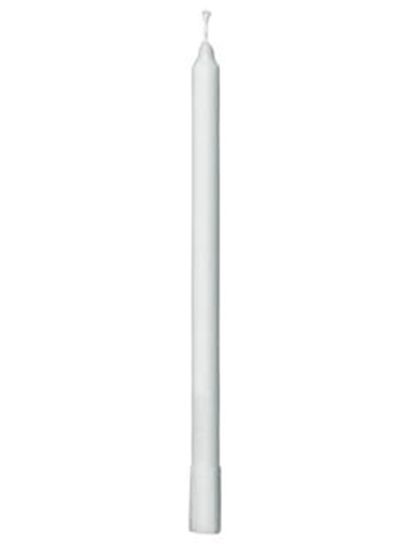Long Christmas tree candles 100% Stearin 20 cm 10-Pack