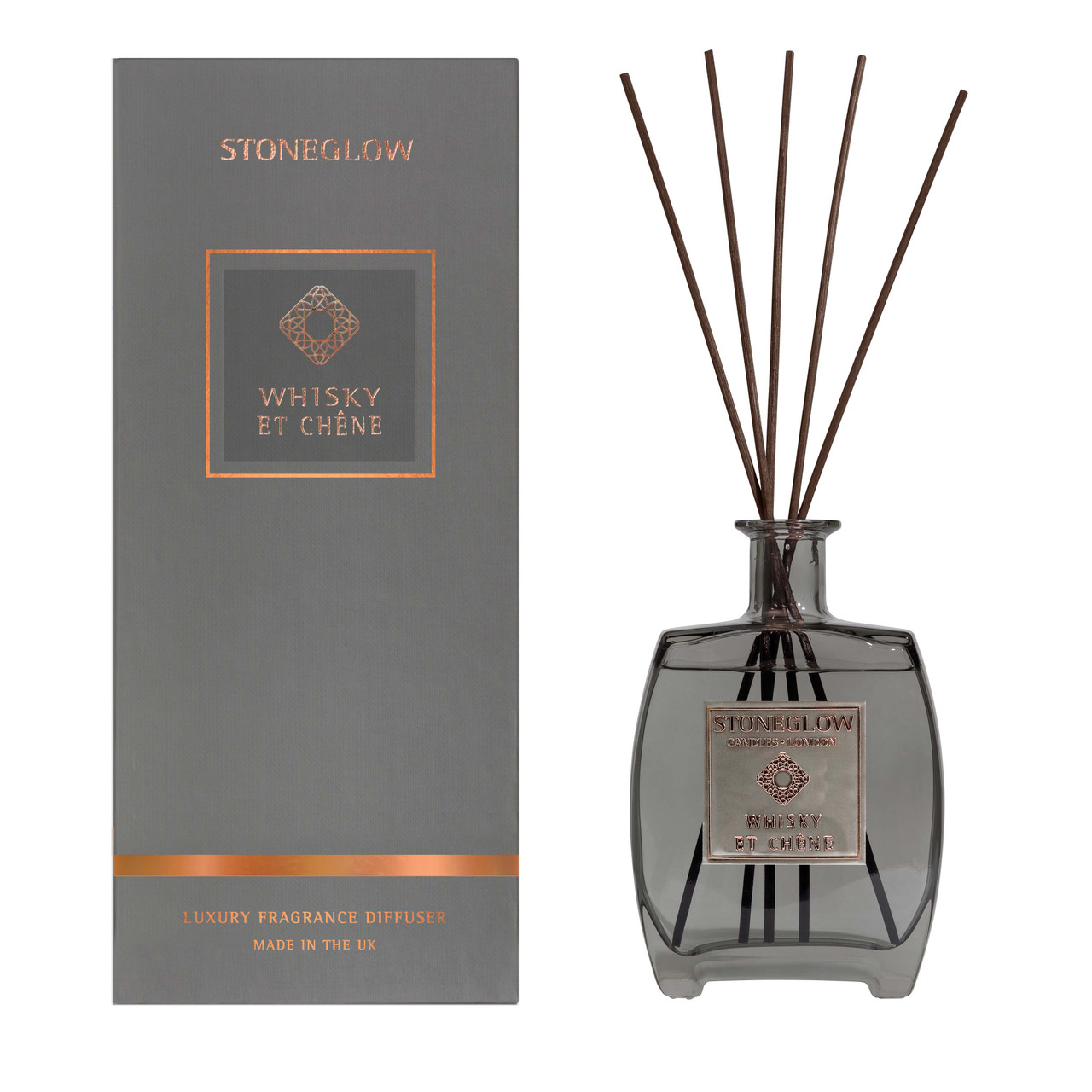 Metallique -Perfume. Whisky Et Chene Reed Diffuser Large 650ml