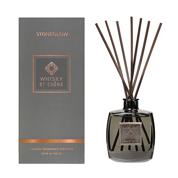  Metallique Collection - Perfume Whisky et Chene - 200ml Scented Reed Diffuser