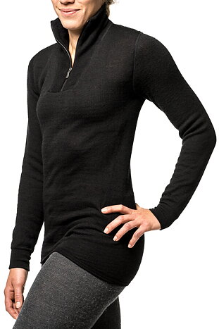Woolpower Zip Turtleneck 400 Pine Green