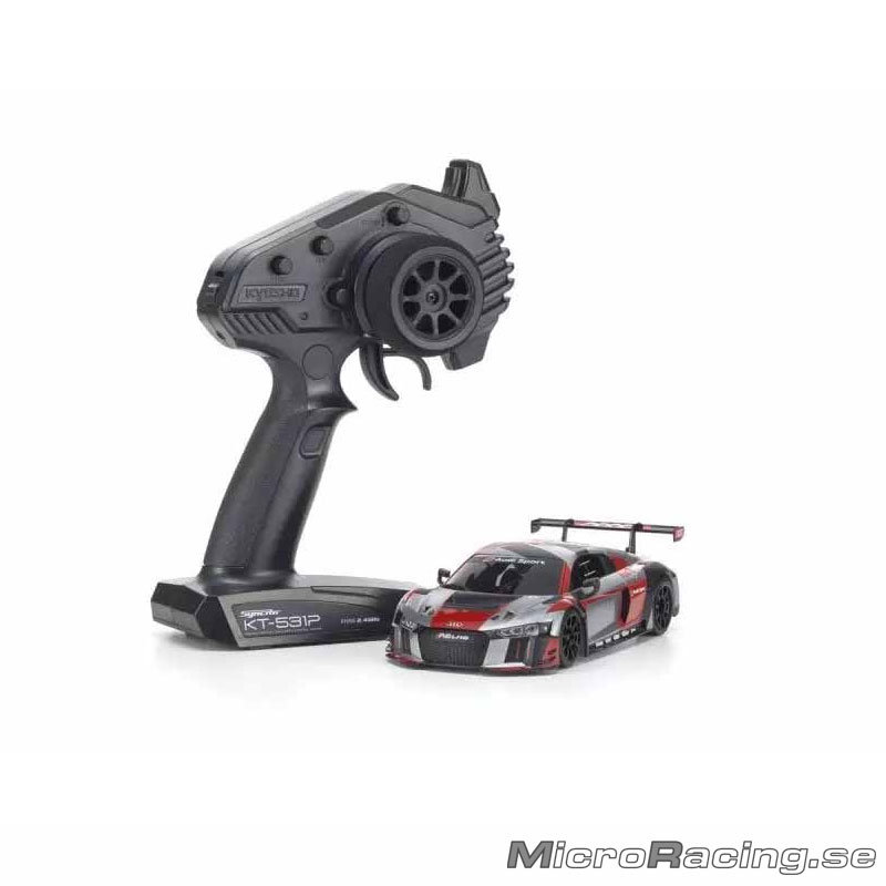 KYOSHO - MINI-Z MR04 RWD Audi R8 LMS 2015 Röd-Grå - Ready To Run