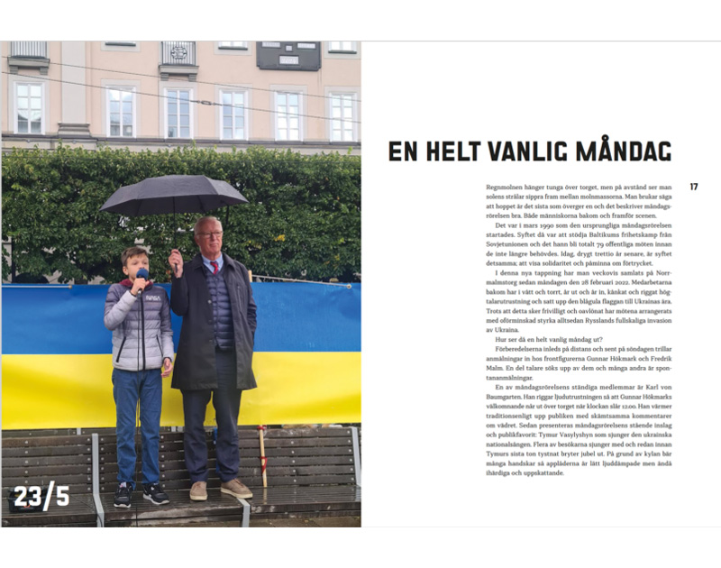 För Ukrainas frihet och vår egen - Måndag kl 12 - 3