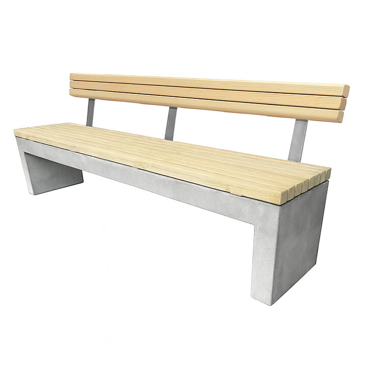 product-image Parksofa - Betongbenk Ryggstøtte Tykk Pion