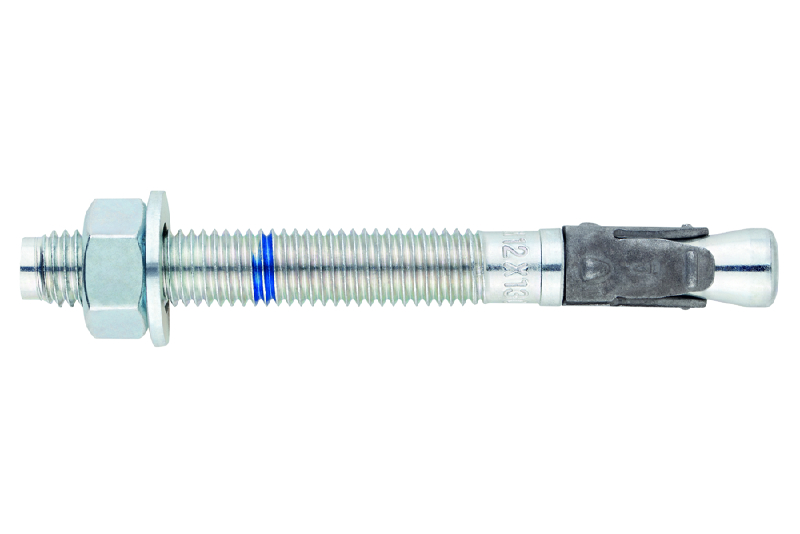 Pin expander / Expander bolt OPT 1 bright zinc plated steel heavy duty option 1 ( 1 piece )