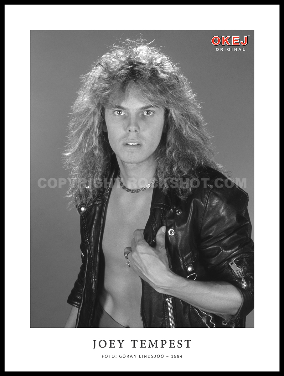 Joey Tempest 30x40 cm