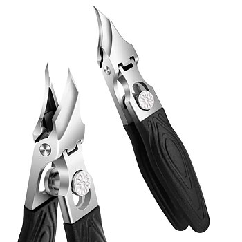 Bred negleklipper med skrå spiss