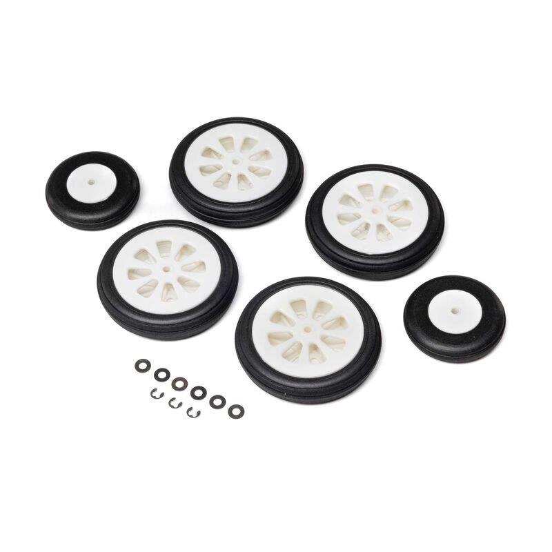 E-flite Wheel Set: Airbus A320 1.5m Airliner 64mm EDF Jet