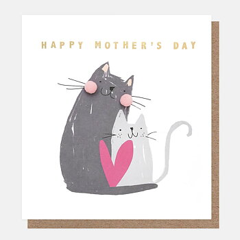 Happy Mother'S Day Cats, Greeting Card