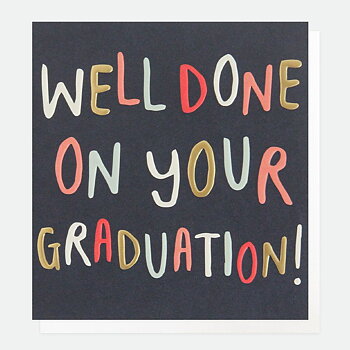 Well Done On Your Graduation, Greeting Card