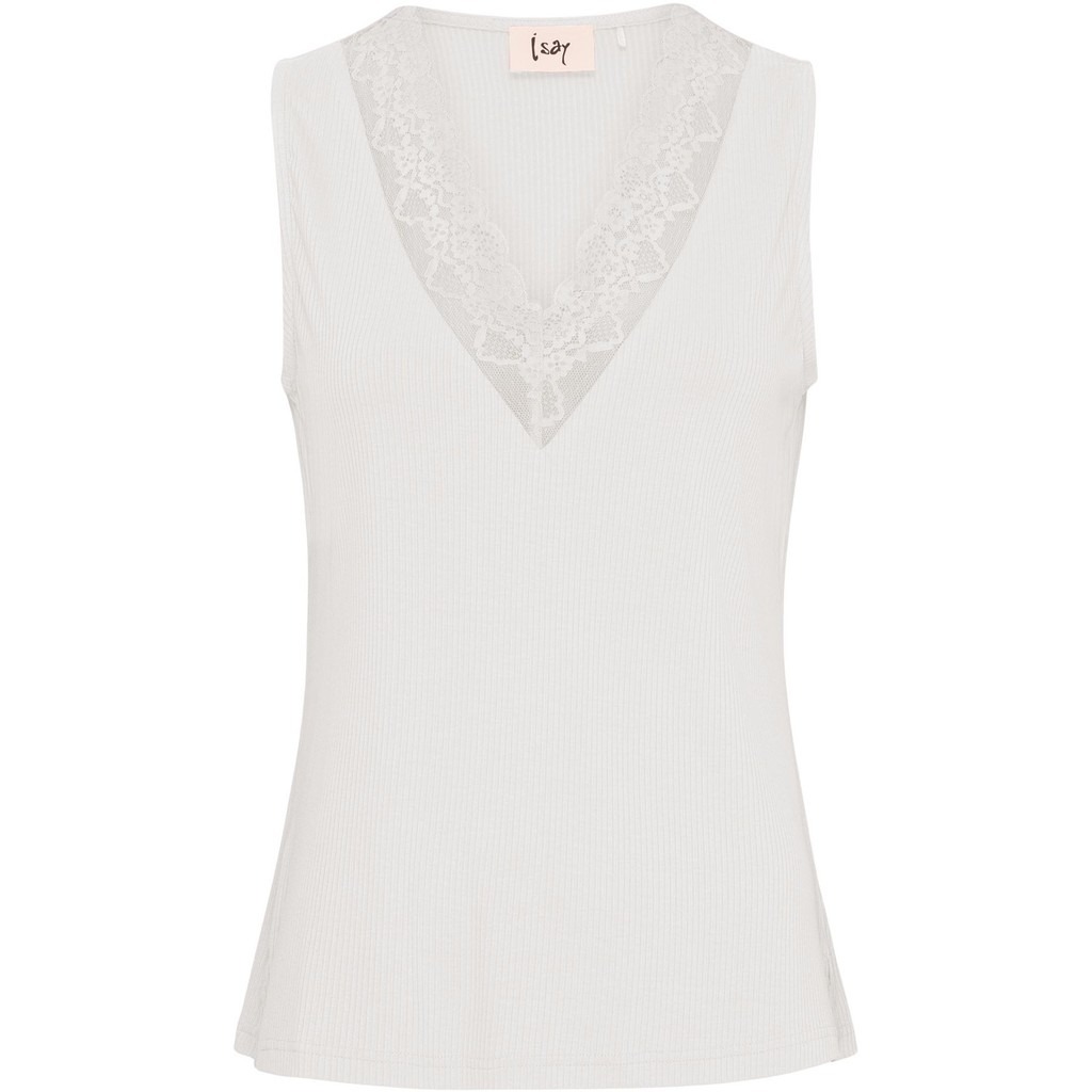 Dee V-Neck Top - White - Isay