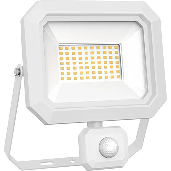 LED strålkastare vit 50W Sens/230v 4500k 1,5m kabel