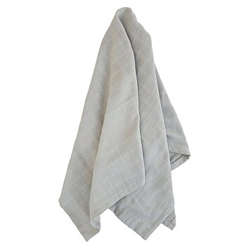 Muslinfilt silver grey GOTS - Babynord