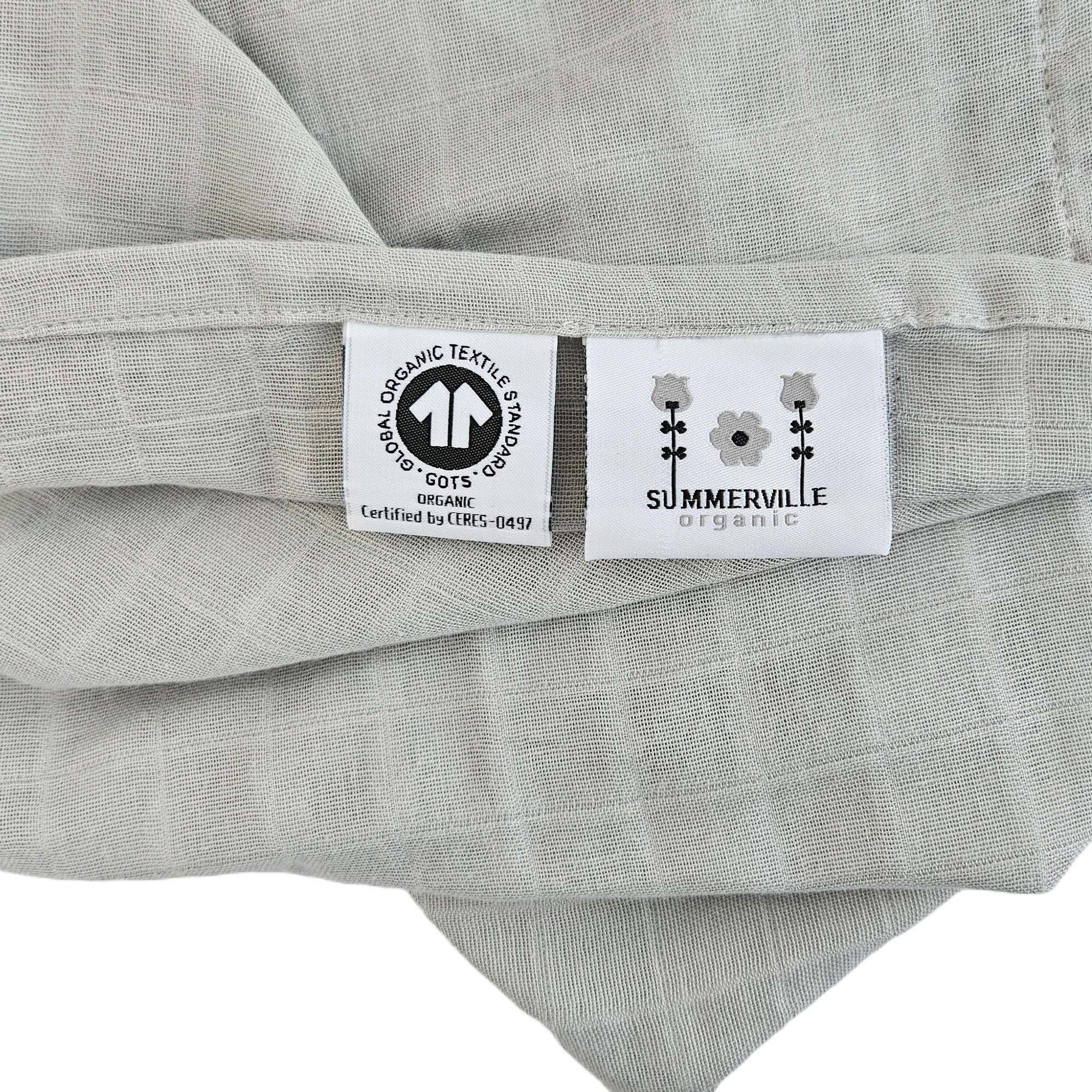 Muslinfilt silver grey GOTS - Babynord - 4