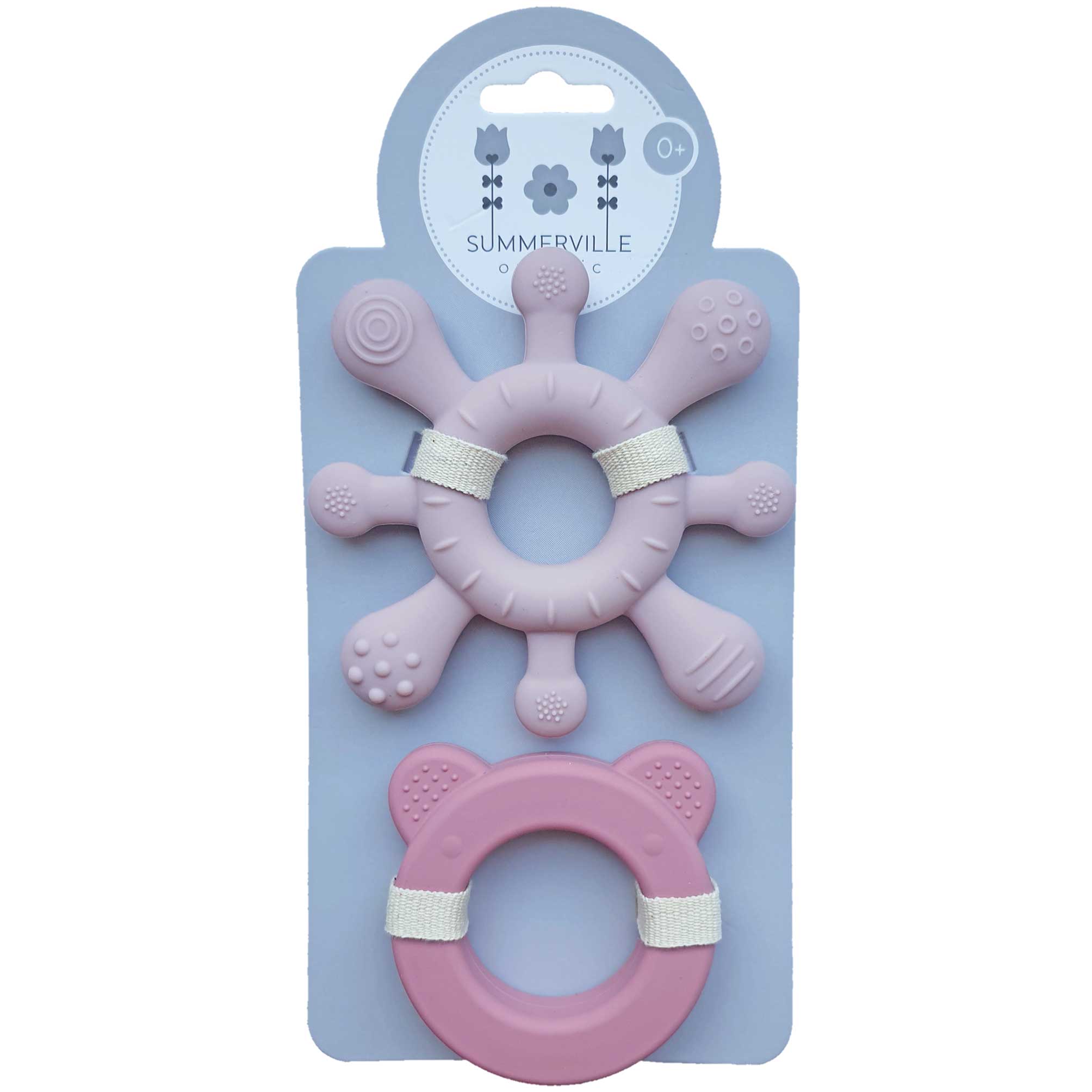 Skallra+bitring rose Mauve - Babynord