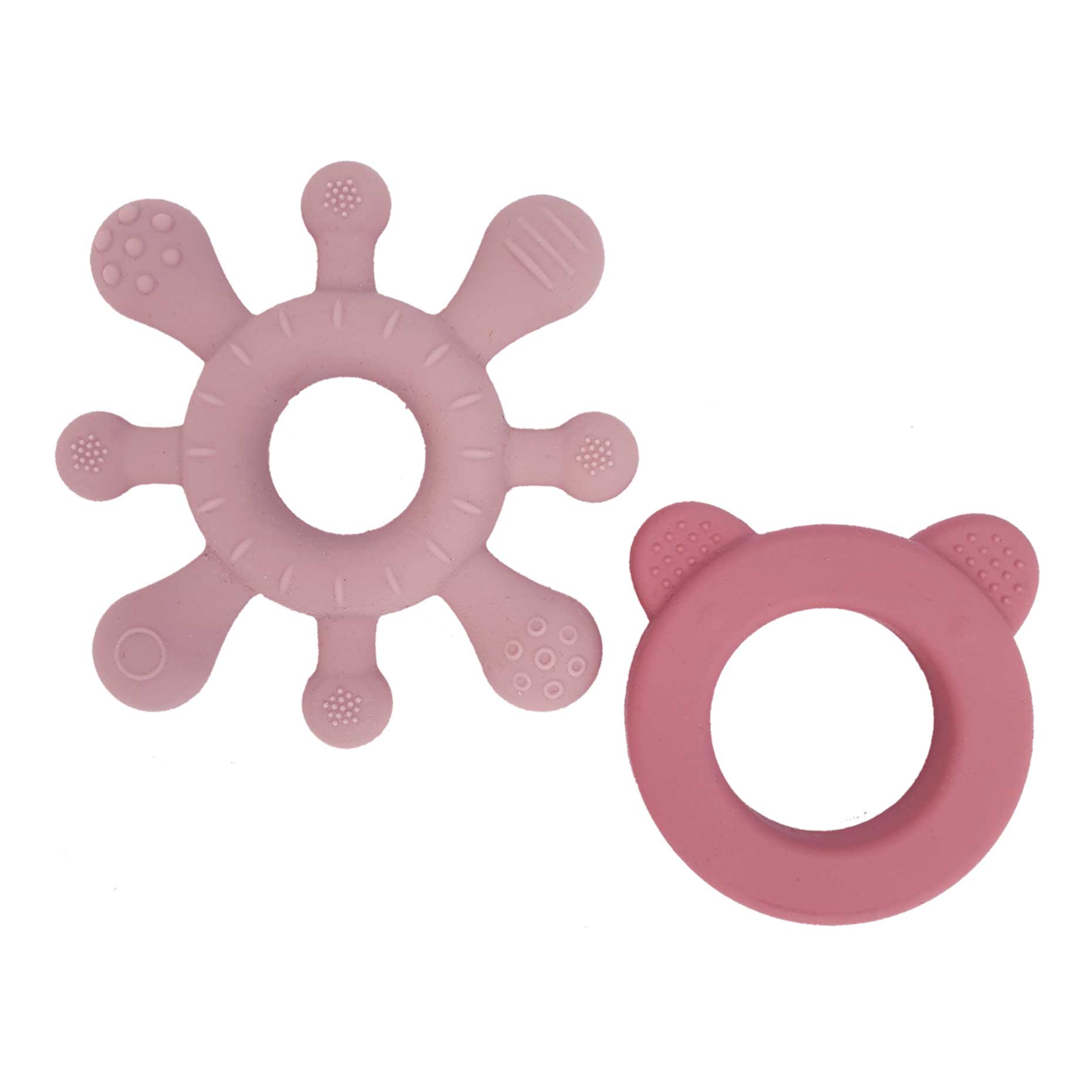 Skallra+bitring rose Mauve - Babynord - 3