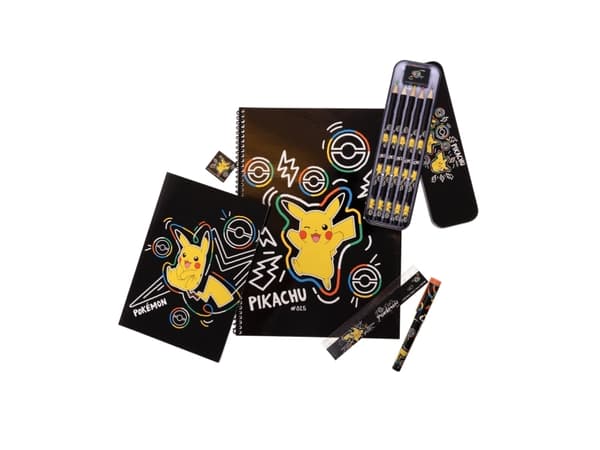 Pokémon Neon Set med låda och anteckningsbok - 2