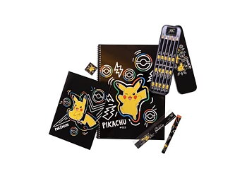 Pokémon Neon Set med låda och anteckningsbok