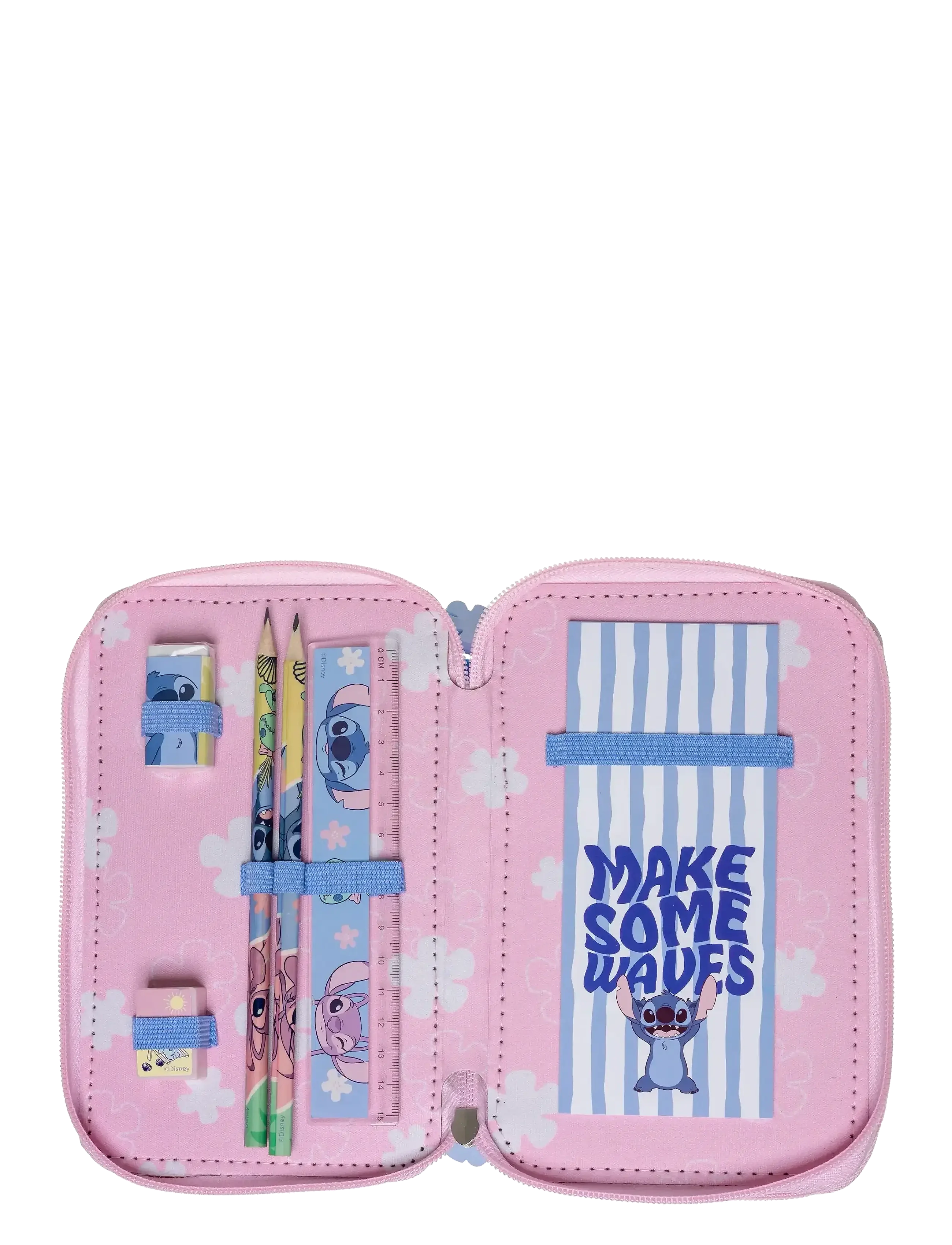 Disney Stitch Dubbelt Pennfodral - 4